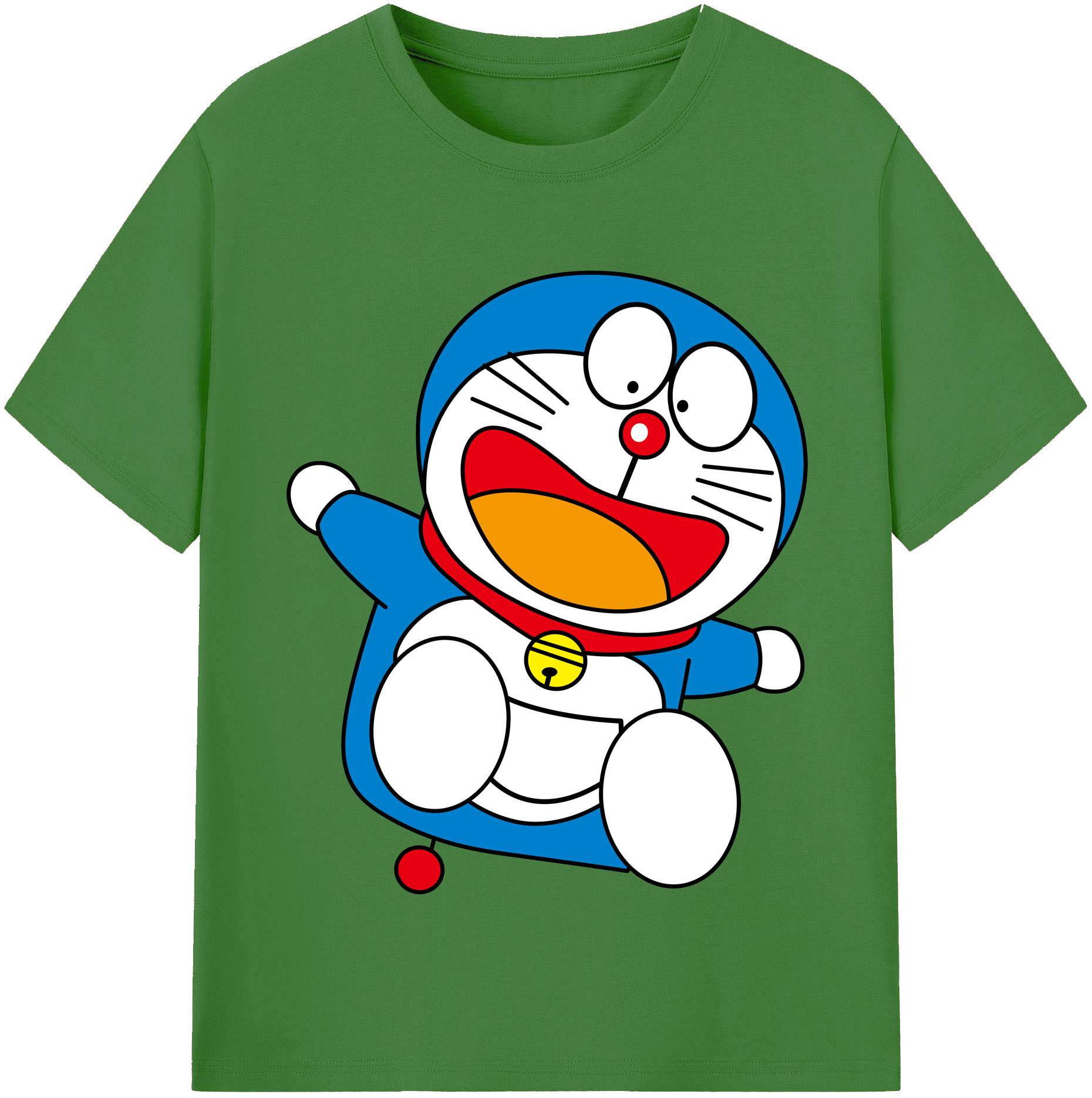 （画像用） ドラえもん Doraemon レディースカジュアルプリントTシャツ（綿100％）